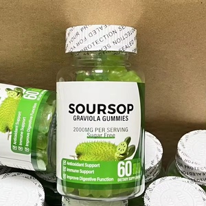 Gomitas de Guanábana con Etiqueta Privada OEM, Suplemento Dietético Orgánico para Adultos, Antioxidante, No Apto para Mujeres Embarazadas - Product Image 4