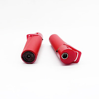 Briquet à Jet Métallique de Luxe Coupe-Vent Rechargeable avec Verrou de Sécurité, Multicolore, Logo Personnalisé, Cadeau d'Entreprise, Vente en Gros, Compatible Gaz US