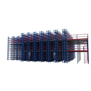 המכירה הטובה ביותר חנות ריסוק מערכת אחסון מחסן מתלה קומה שנייה מזנין פלדה כבד - Product Image 1