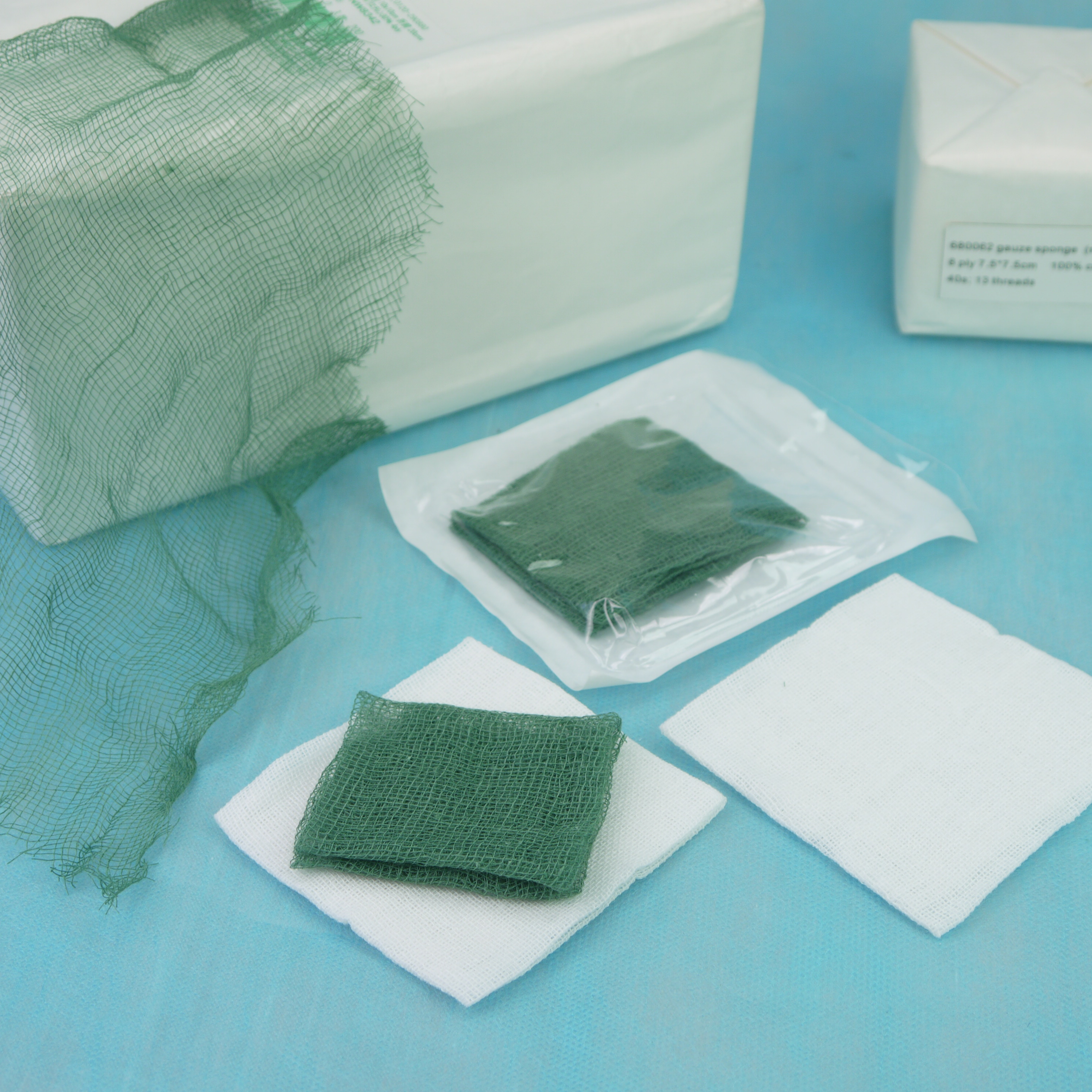 green gauze wound dressing Petroleum Gauze Dressing 3x9 | 12/Box main image 0