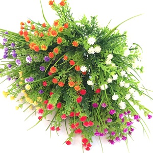 Ramo de Flores Artificiales Wen Hope de 30cm-100cm, Blanco y Morado, Decorativo para Bodas y Hogar - Product Image 2
