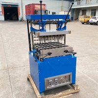 Semi-machine à cuire rouleau manuel gaufrette biscuit automatique inde vente de gaufres cornet de crème glacée grande machine pour