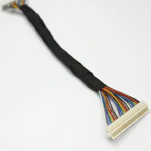OEM Wire Harness Car Accessories connector wire harness 20Pin 30Pin 40PIN 50 PIN LVDS cable for computer Monitor