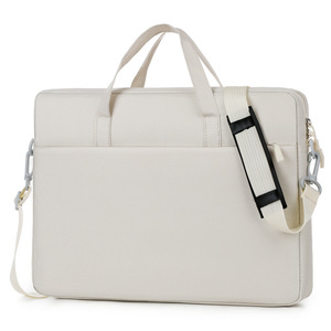 Sac pour ordinateur portable imperméable et antichoc, mallette d'affaires 14 pouces, grande capacité, fermeture éclair, sacoche durable pour hommes - Product Image 1