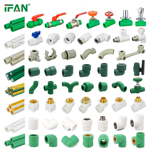 Accesorios de Plomería PPR de Alta Calidad IFANPLUS, Accesorios de Plástico Verde Roscados para Agua, Accesorios de Tubería PPR de 20-125 mm - Product Image 2