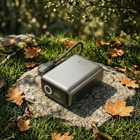 Batterie Li-Polymère Portable Ultra-Mince OEM 10000mAh, Chargeur Mobile Mini à Charge Rapide PD 40W, Sortie 35W