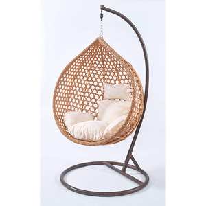 2 Person Metal <strong>Garden</strong> <strong>Chairs</strong> Hanging Swing Outdoor Modern Traditional <strong>UK</strong> European Open Xxl Double Seat White <strong>Egg</strong> <strong>Chair</strong> - Product Image 3