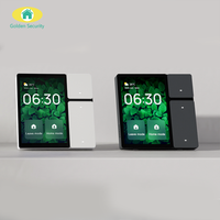 Interrupteurs muraux intelligents 2025 Golden Security TPP06 Smart Life avec écran tactile de 3,5 pouces et relais 3 voies intégré, utilisant l'application Tuya