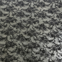 Tissu en dentelle brodée avec perles bugle; Jupes et robes midi 100% nylon de style français en gros
