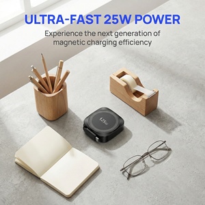 แท่นชาร์จไร้สายแม่เหล็ก 25W พร้อมสาย USB-C แบบยืดหด<span class=keywords><strong>ได้</strong></span> 70 ซม. เครื่องชาร์จไร้สายความเร็วสูงสำหรับ iPhone 17/16, Samsung, Android - Product Image 6