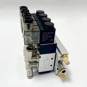 Hersteller Vollmetallgehäuse Niedrig-Hochtemperatur 12V 220V 10bar 1Mpa 3/8 Hochdruck Pneumatisches 24V 5/2 Magnetventil - Product Image 4