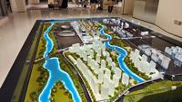Modèles d'architecture 3D modernes personnalisés Estate House Miniature City Planning Scale Design Exhibition Miniature City Scale Models