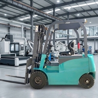 Chariot élévateur industriel WGZN de 2 tonnes de capacité, alimenté par batterie 60V, avec double commande et système de démarrage par carte à puce