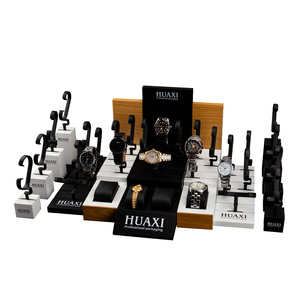 Custom Hot Sales Watch <strong>Display</strong> Holder for <strong>Bangle</strong> Bracelet Necklace Jewelry <strong>Stand</strong> Rack Pu Leather Cushion Watch <strong>Display</strong> Tray - Product Image 2