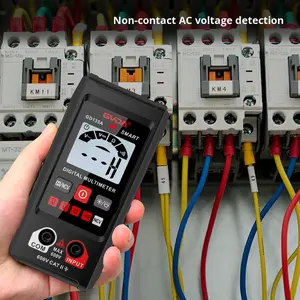 มัลติมิเตอร์ขนาดเล็ก GVDA GD135A สำหรับช่างไฟฟ้า ซ่อมแซมอเนกประสงค์ ป้องกันการลัดวงจร ดิจิตอล ระดับความปลอดภัย CAT II 600V - Product Image 3