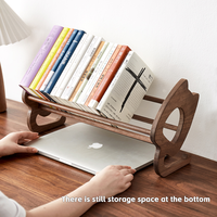 Étagère de bureau en bois populaire, pratique, simple, compacte, standard, pour étudiants, organisateur de bureau, dortoir, écologique, durable, moderne
