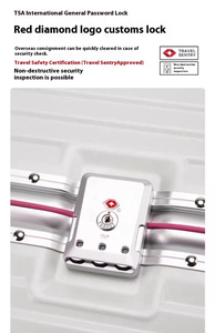 2025 חדש 20 אינץ 'מחשב טרולי מזוודה רחבה-מטען מנעול נושאת גלגל לשאת על מטען אלומיניום ידית עור - Product Image 5