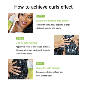 Marque privée Racine Lift <span class=keywords><strong>Mousse</strong></span> Coiffante Tenue Forte Curl <span class=keywords><strong>Mousse</strong></span> Définissant Les Cheveux Anti Frisottis Brillant Brillant <span class=keywords><strong>Mousse</strong></span> Pour Cheveux Bouclés - Product Image 4