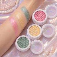 Palette de fards à paupières caméléon imperméable à l'eau, vegan, lumineuse, scintillante, métallique, haute pigmentation, maquillage en poudre, vente en gros, marque privée OEM