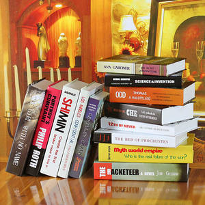 Cajas falsas de diseñador de interiores, libros decorativos de moda antigua para productos de decoración del hogar - Product Image 3