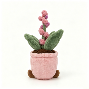 Peluche pot de fleurs personnalisée, peluche plante en pot, animal en peluche en forme de plante, peluche fleur, peluche pot de fleurs souriant, fleur pastel - Product Image 1