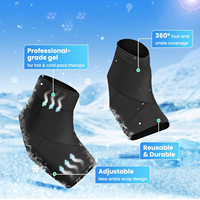 OEM ODM Gel de glace réutilisable Compresse froide pour soulager la douleur au pied Tendinite d'Achille Fasciite plantaire Entorses