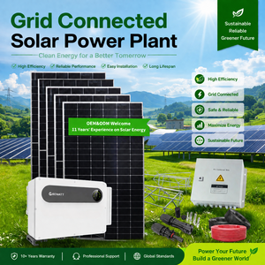 Sistema de Energía Solar Fotovoltaica de 1MW 2MW 5MW 10MW 20MW 50MW, Estación de Energía Solar de 500KW con Paneles Solares - Product Image 3