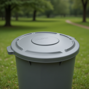 Coperchio Rotondo Brute 121 L Grigio per Contenitori Rifiuti - Product Image 3