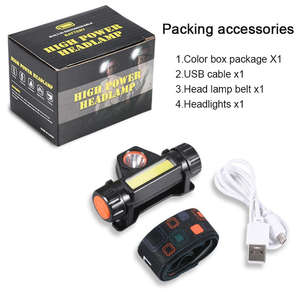 Faros delanteros más populares <span class=keywords><strong>Linterna</strong></span> <span class=keywords><strong>de</strong></span> carga USB OEM 18650 Batería LED Faro recargable - Product Image 6