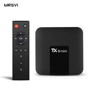 Android 8.1 Amlogic S905w TX3 Mini Tv Box Media Player Android Tv Box With Voice Remote Control TX3mini