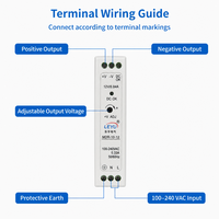 Alimentation électrique sur rail DIN 10W 12V 0,84A, alimentation industrielle à découpage avec protection contre les surcharges pour équipement d'automatisation de panneaux de commande PLC