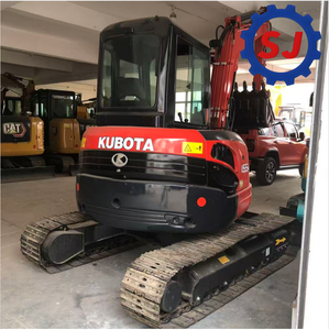 Excavatrice d'occasion Kubota U55-4 d'origine japonaise de 5 tonnes en vente, faible nombre d'heures de travail, mini-pelleuse d'occasion Kubota U55-4 à vendre - Product Image 5