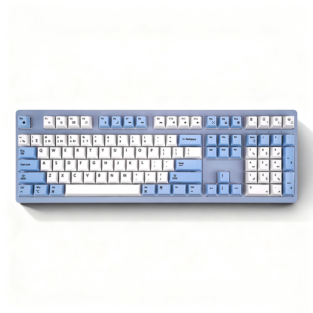 Factory OEM Stock New 108 Keys Wireless Mechanical Keyboard Tri-mode USB Wired Full Size Keyboard USB Type-C Interface Cherry