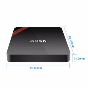 The cheapest but stable android 6.0 marshmallow tv box s905x 1gb 8gb a95x qunshitech a95x nexbox a95x