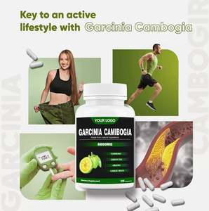 Cápsulas de Garcinia Cambogia a Granel de Marca Privada OEM, Suplementos Puros para Adelgazar, Píldoras de HCA, Cápsulas de Extracto de Garcinia Cambogia - Product Image 2