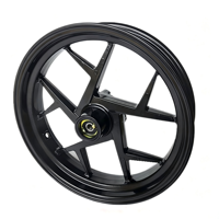 Accessoires de moto en gros, jantes en alliage noir de 12/13/14 pouces pour scooter électrique Niu U+B Zhansu M5