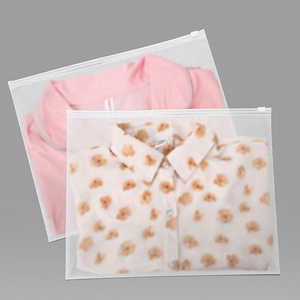 Bolsas Organizadoras de Viaje de Plástico Esmerilado con Cierre, Tamaños Surtidos, para Ropa, Almacenamiento y Organización en el Hogar - Product Image 1
