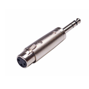 T106 Xlr Female To 6.5mm Stereo Male Audio <b>Adapter</b> Connector Zinc Alloy <b>Plug</b> In - Product Image 2