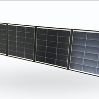 Panneau solaire pliable Q200 200W, 4 sections pliables, chargeur solaire portable pour station d'alimentation, camping, camping-car
