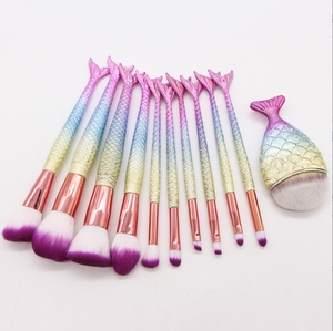 Set <span class=keywords><strong>trucco</strong></span> <span class=keywords><strong>sirena</strong></span> fondotinta coloratissimo Eyeliner per sopracciglia Blush correttore cosmetico capelli sintetici viso <span class=keywords><strong>trucco</strong></span> occhi - Product Image 5