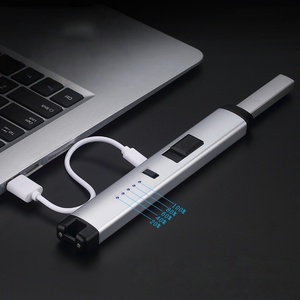 Encendedor Eléctrico a Prueba de Viento, Encendedor Recargable USB sin Llama con Bloqueo de Seguridad para Velas, Barbacoa, Camping - Product Image 4