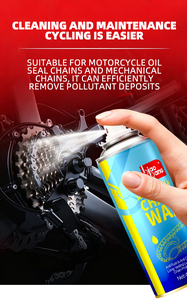 Cire de nettoyage pour chaînes de <span class=keywords><strong>moto</strong></span> et de vélo Biaobang, huile hydratante et dégraissante, étanchéité sans fuite, pour le nettoyage des voitures, 450 ml - Product Image 2