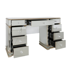 <span class=keywords><strong>Table</strong></span> de maquillage de style vintage <span class=keywords><strong>scandinave</strong></span> <span class=keywords><strong>avec</strong></span> organisateur de coiffeuse et tiroirs de rangement - Product Image 2