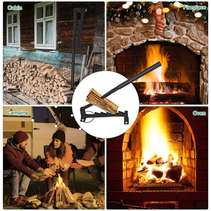 Fendeur <span class=keywords><strong>de</strong></span> bois mural JH-Mech, design ergonomique, manuel, en acier au carbone - Product Image 4