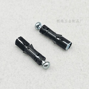 Dunway Quick Connect Connector 34mm Black Heavy Duty For <b>Cupboard</b> Panel Furniture Hardware - Product Image 1