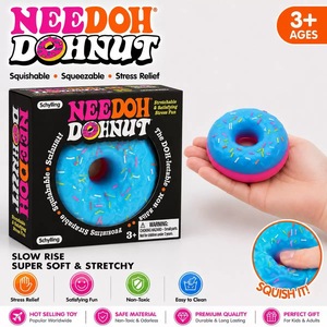 ของเล่นบีบลดความเครียด NeeDoh รูปโดนัทโรยน้ำตาล ยอดฮิตขายดี - Product Image 1