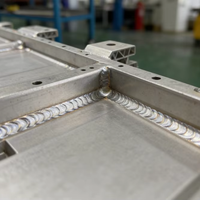 Profils en aluminium légers haute résistance pour plateau de batterie, dissipateur thermique, usinage CNC, finition anodisée, pliage disponible