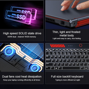Nueva Computadora <span class=keywords><strong>Gamer</strong></span> de 16.1 Pulgadas <span class=keywords><strong>con</strong></span> Intel Core I7 I9 9880H, <span class=keywords><strong>Tarjeta</strong></span> Gráfica de 4G, 9ª y 12ª Generación, 128GB, 1TB, 4TB, <span class=keywords><strong>Laptop</strong></span> para Juegos - Product Image 5
