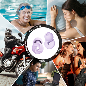 Tapones de Silicona para los Oídos de 4 Tamaños para Dormir, Cancelación de Ruido, Equipo de Protección Personal - Product Image 4