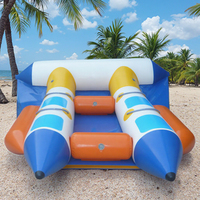 Prix d'usine, jouets de parc aquatique personnalisés de haute qualité, bateau gonflable poisson volant, certifié CE, capacité de 100 à 500 kg, U-Rides pour